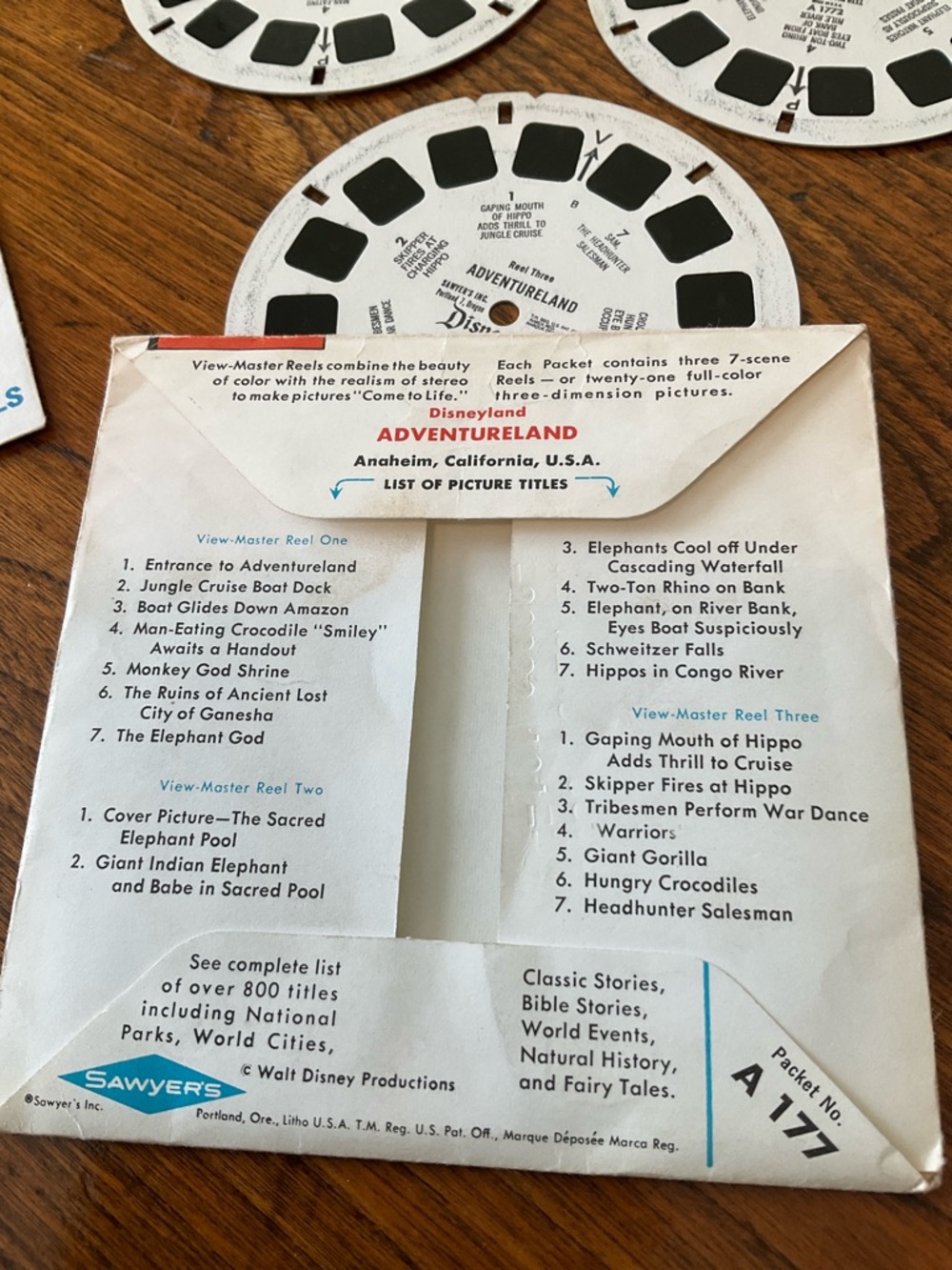 View-Master Adventureland Reel Packet - Picture 2 of 6